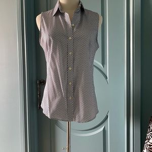 Banana Republic Non Iron Sleeveless Blouse Size 8